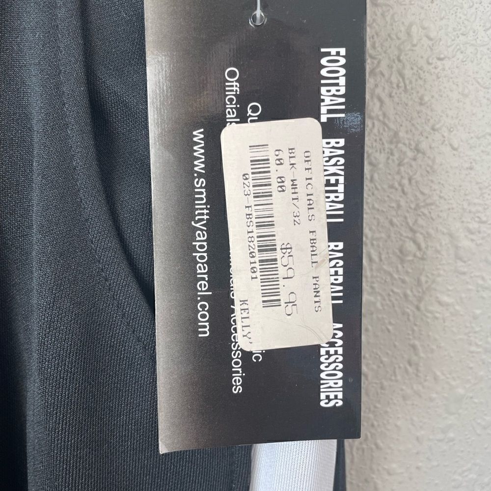 NWT Smitty Officials Football Pants Size 32 - Picture 3 of 7